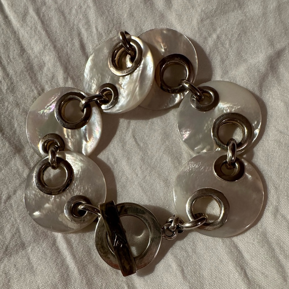 Silpada mother of pearl bracelet